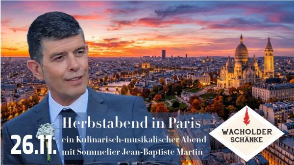 26.11.2026 Herbstabend in Paris***ein kulinarisch-musikalischer Abend